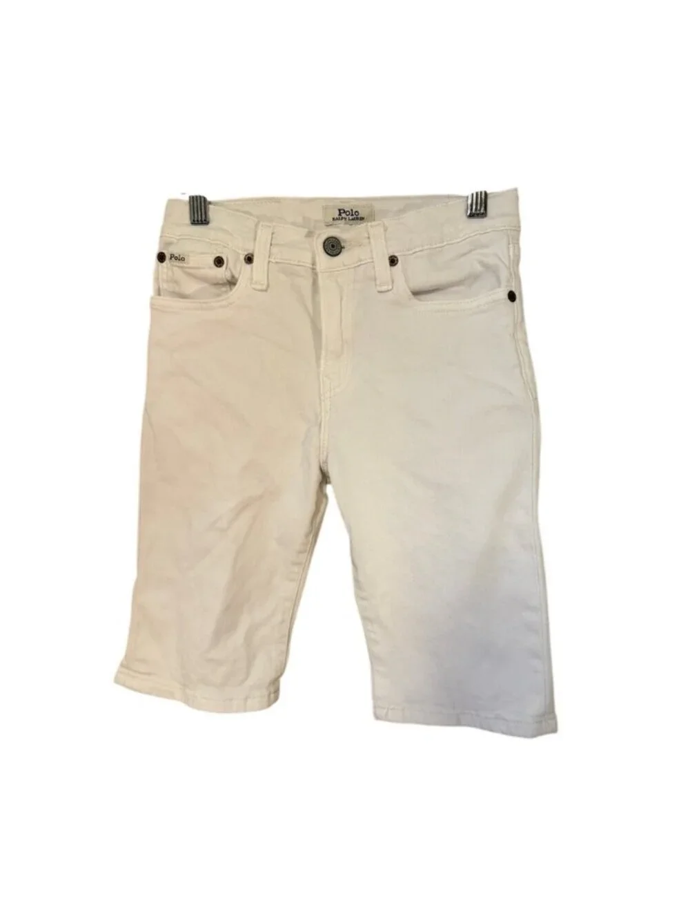 Polo Ralph Lauren Childrenswear Boys Sullivan Slim Stretch Shorts White 12